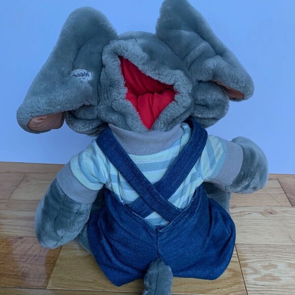Vintage Heritage Collection “Thunder” Elephant Plush Hand Puppet 15” Stuffie - Picture 4 of 7